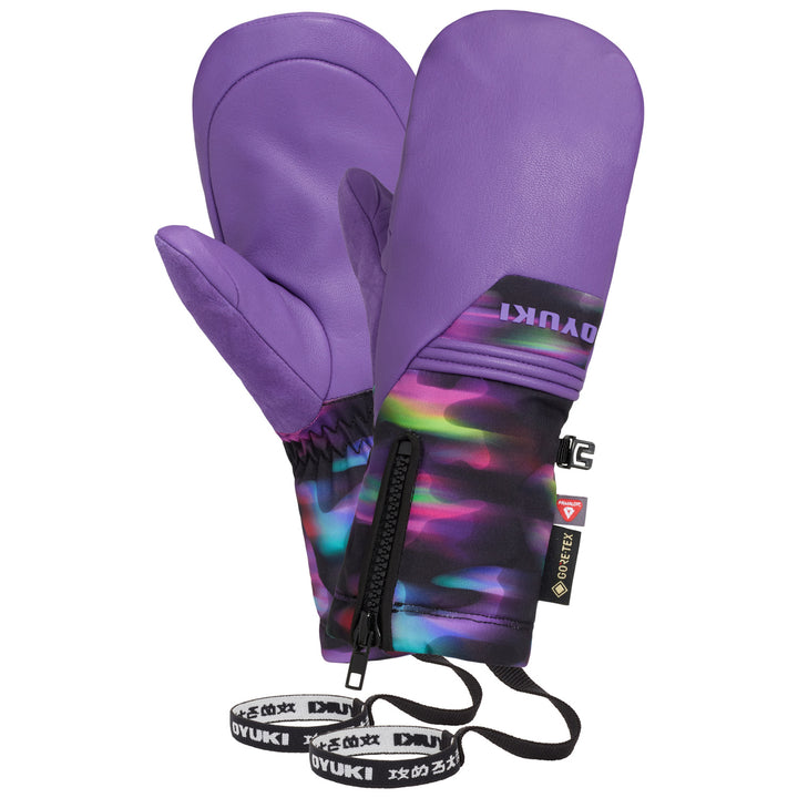 Oyuki Tamashii GORE-TEX Mittens - Kids' Twisted Light/Cyber Purple
