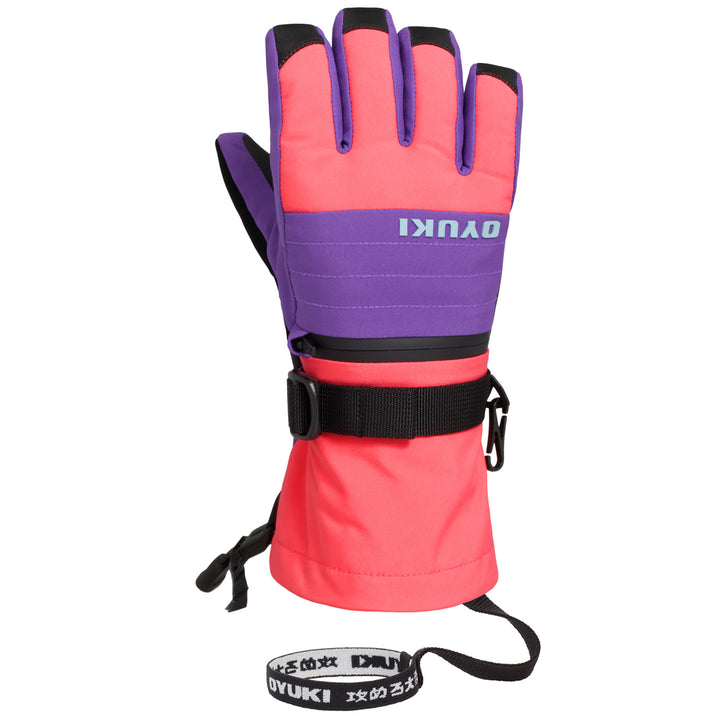 Oyuki Icho GORE-TEX Gloves - Kids' Coral/Purple