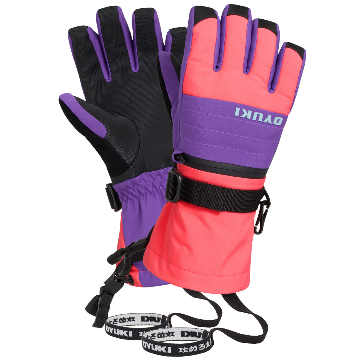 Oyuki Icho GORE-TEX Gloves - Kids' Coral/Purple