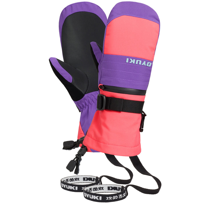 Oyuki Icho GORE-TEX Mittens - Kids' Coral/Purple