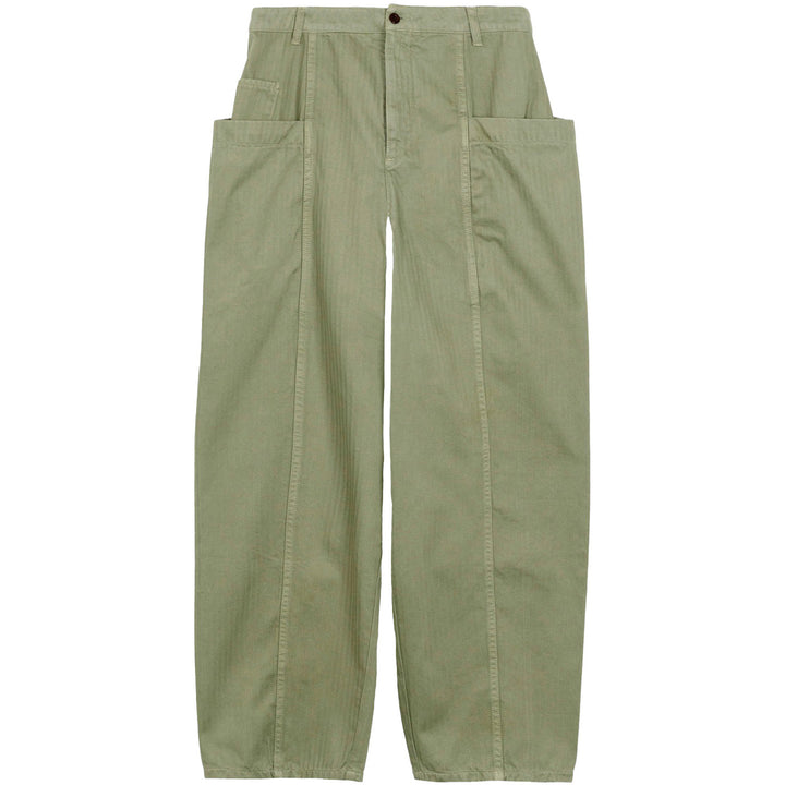 Finisterre Croft Barrel Trouser - Women's Bayleaf
