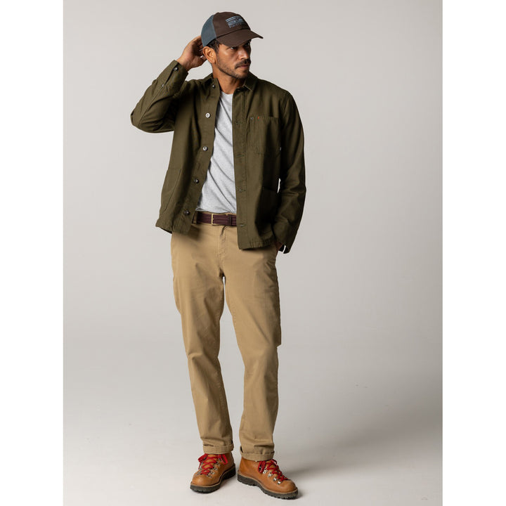 Finisterre Basset Flannel Lined Jacket - Men's Olive