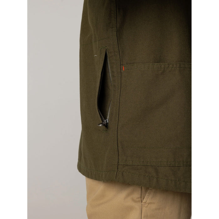 Finisterre Basset Flannel Lined Jacket - Men's Olive