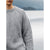 Finisterre Mora Knit Sweater Crew Neck - Men's Grey Blue