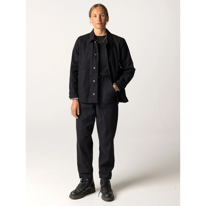 Finisterre Yarrel Flannel Lined Jacket - Women's Black