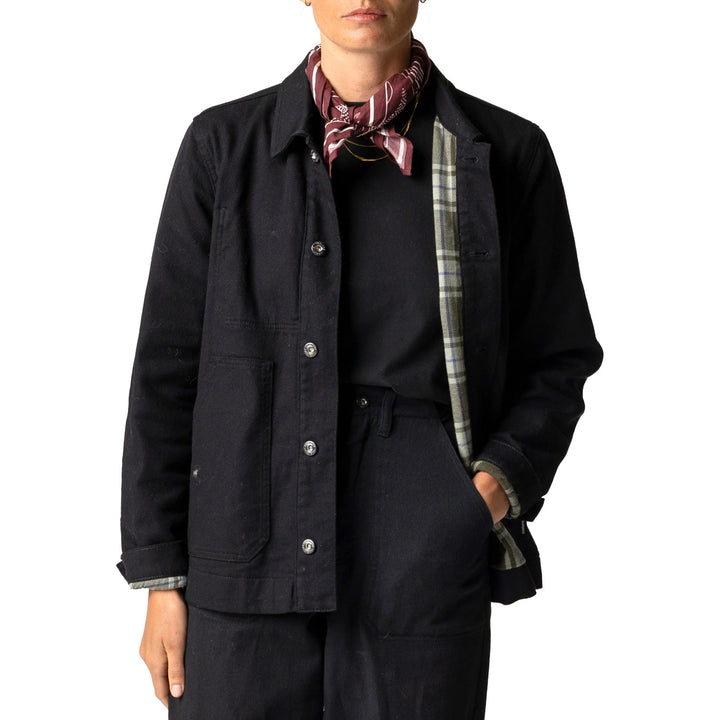 Finisterre Yarrel Flannel Lined Jacket - Women's Black