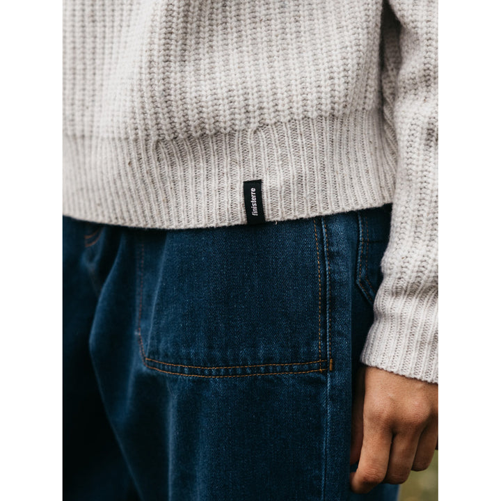 Finisterre Mora Roll Neck Sweater - Women's Ecru