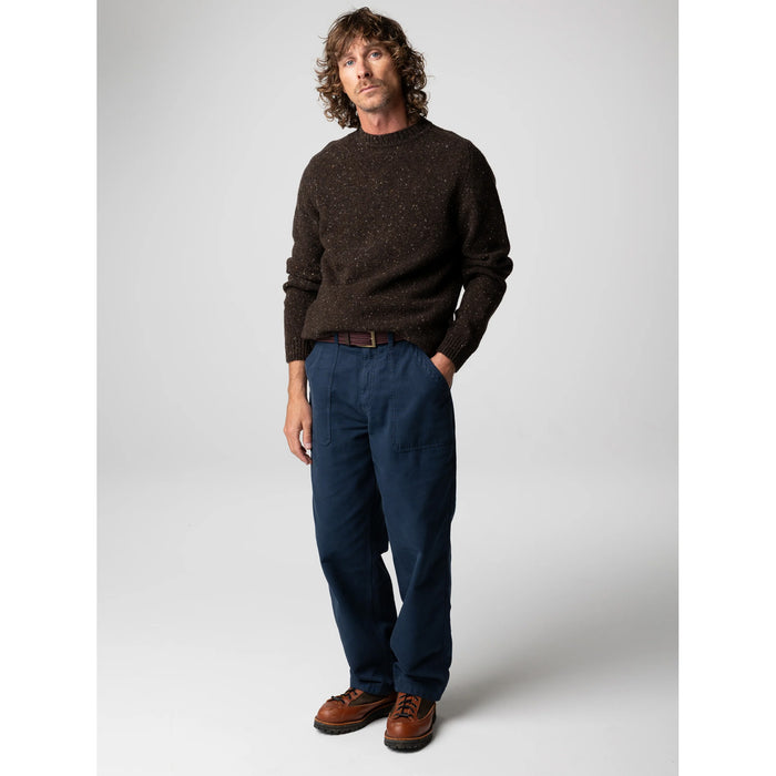 Finisterre Furlong Crew - Men's Burnt Umber