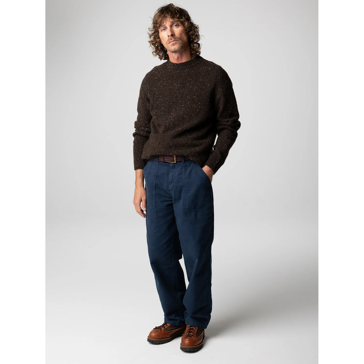 Finisterre Furlong Crew - Men's Burnt Umber