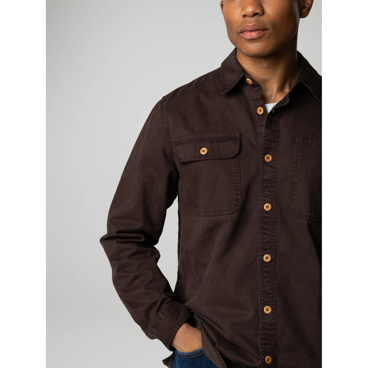 Finisterre Eddystone Shirt - Men's Burnt Umber