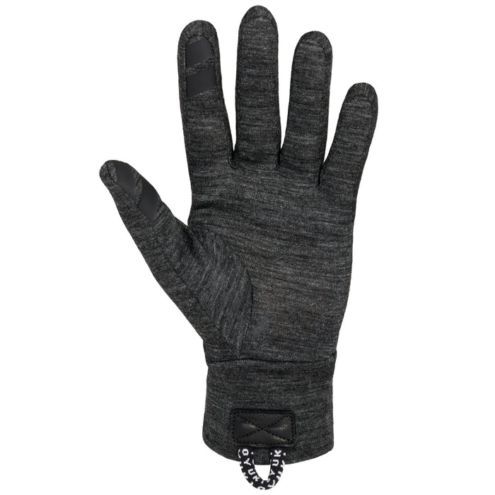 Oyuki Merino Wool Liner Gloves Heather Grey