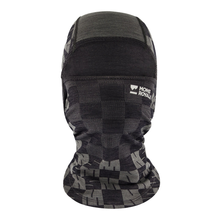 MONS ROYALE Ascender Merino Seamless Balaclava Dried Sage/Black