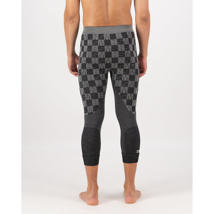 MONS ROYALE Ascender Merino Seamless Leggings - Men's Dried Sage/Black