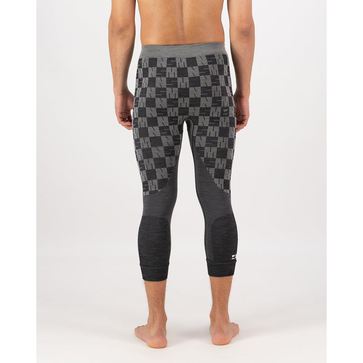 MONS ROYALE Ascender Merino Seamless Leggings - Men's Dried Sage/Black
