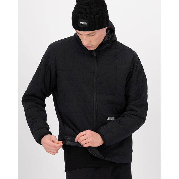 MONS ROYALE Canyon Merino Insulated Hooded Jacket - Men's Black
