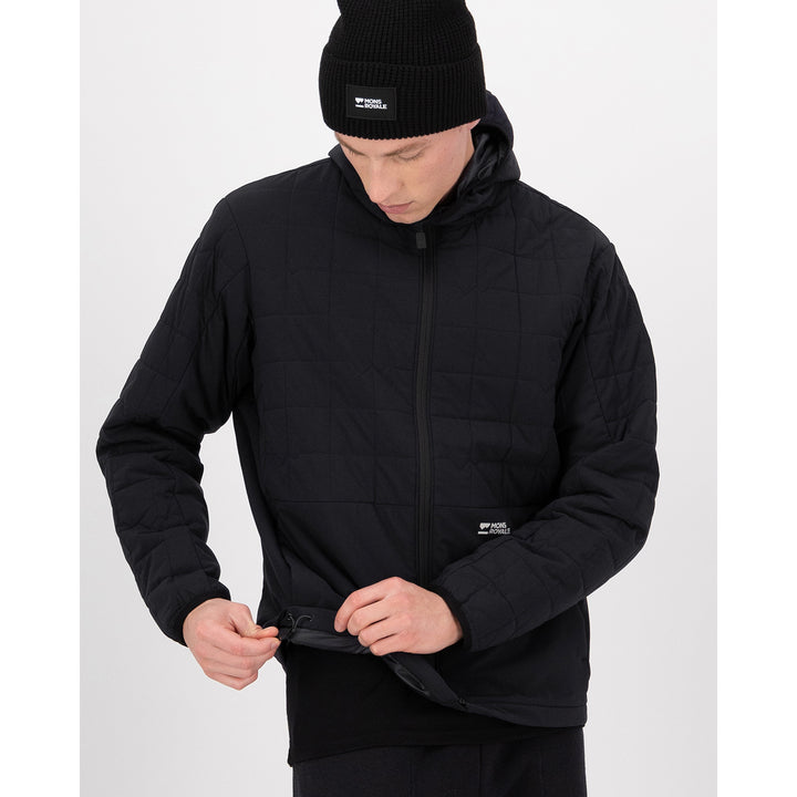 MONS ROYALE Canyon Merino Insulated Hooded Jacket - Men's Black