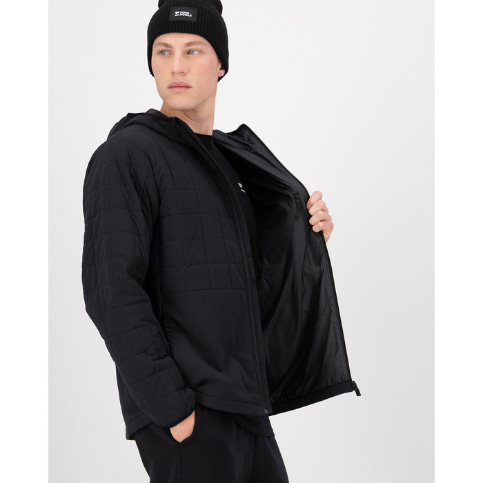 MONS ROYALE Canyon Merino Insulated Hooded Jacket - Men's Black