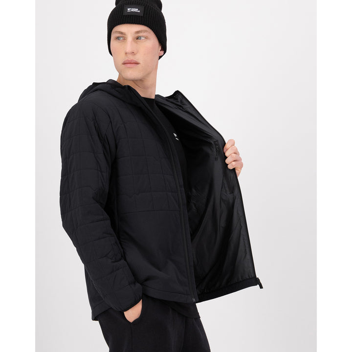 MONS ROYALE Canyon Merino Insulated Hooded Jacket - Men's Black
