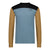 Mons Royale Yotei Merino Long-Sleeve Top - Men's Goblin Blue/Toffee/Black