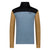 MONS ROYALE Yotei Merino Powder Hood Long-Sleeve Top - Men's Goblin Blue/Toffee/Black