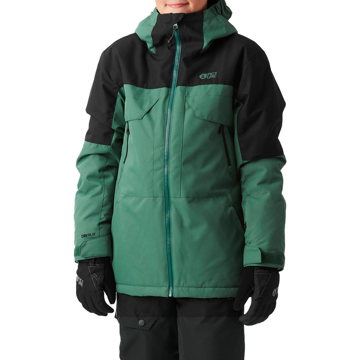 Picture Organic Cossmo Jacket - Kids' Smoke Pine