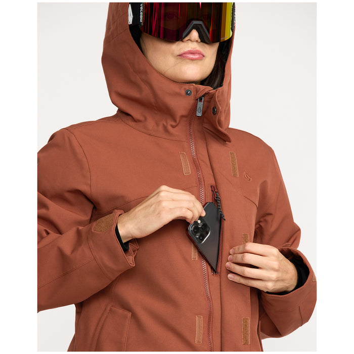 Volcom Stoney Shadow Insulated Jacket - Women's Henna