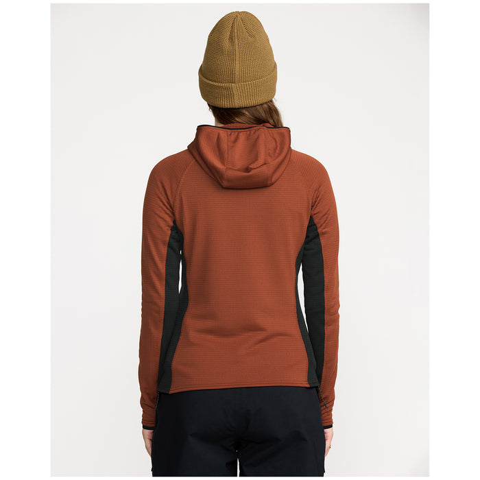 Volcom Gridlock Balaclava Pullover Fleece - Women's Henna