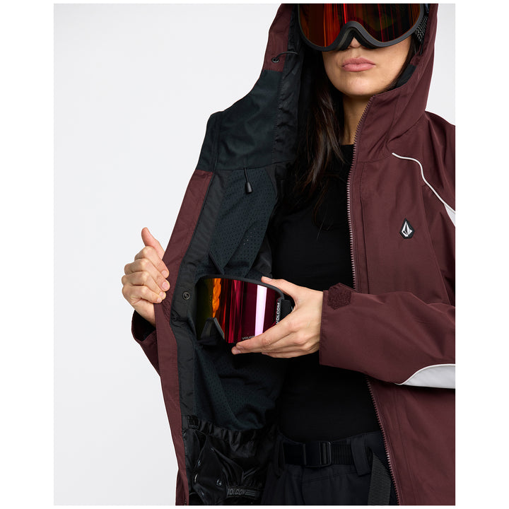 Volcom Stone Smokeshow 20K Jacket - Women's Oxblood