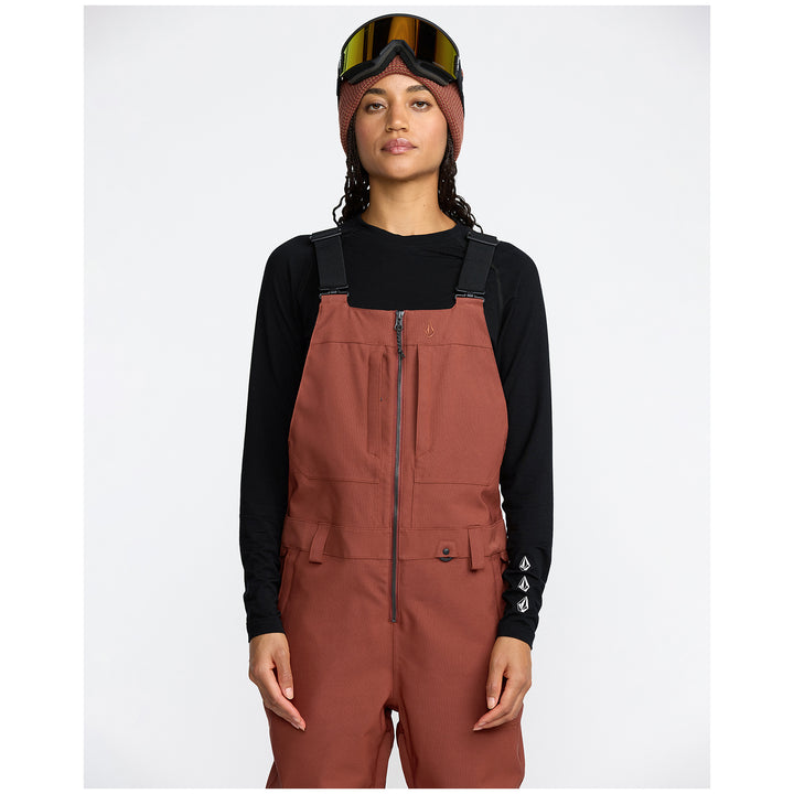Volcom Swift Bib Overalls - Women's Henna