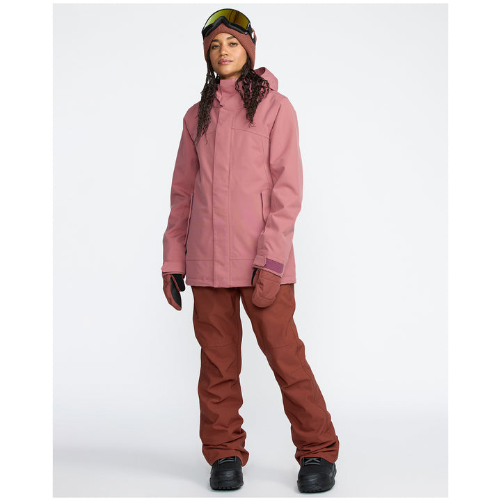 Volcom Swift Bib Overalls - Women's Henna
