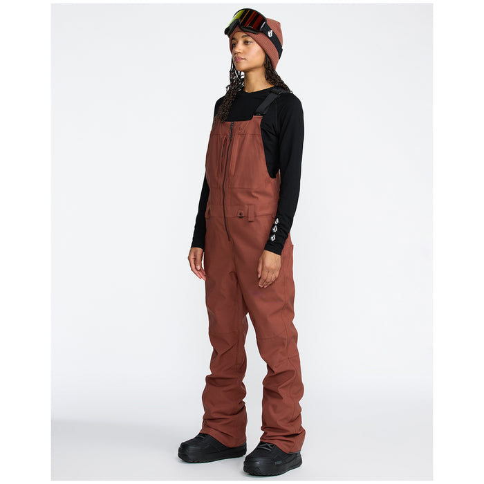 Volcom Swift Bib Overalls - Women's Henna