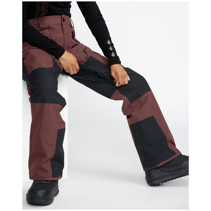 Volcom Stone Mica 20K Pants - Women's Oxblood