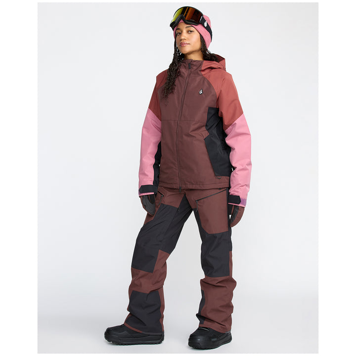 Volcom Stone Mica 20K Pants - Women's Oxblood