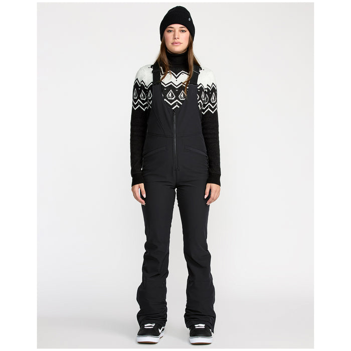 Volcom Battle Stretch Bibs - Women's Black