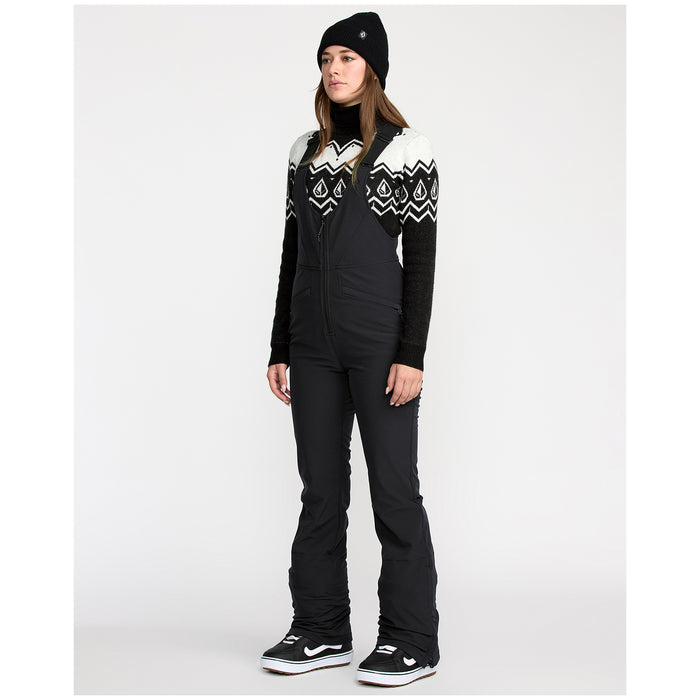 Volcom Battle Stretch Bibs - Women's Black