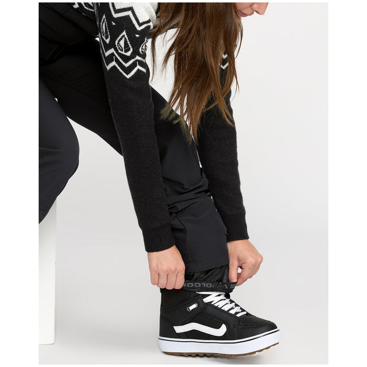 Volcom Battle Stretch Bibs - Women's Black