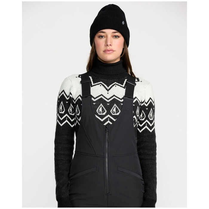 Volcom Battle Stretch Bibs - Women's Black