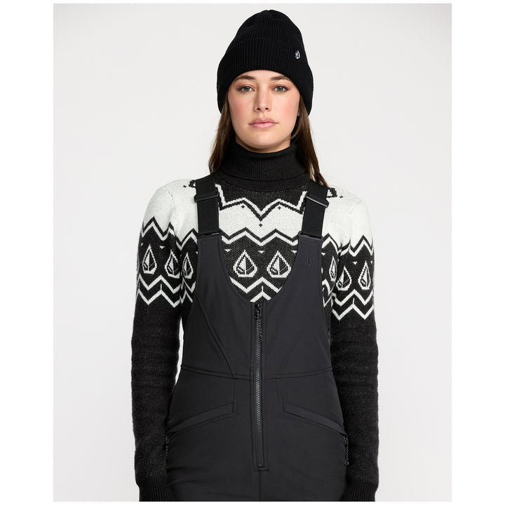 Volcom Battle Stretch Bibs - Women's Black