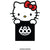 686 Hello Kitty 2-Pack Socks - Women's Hello Kitty White / Geranium Pink