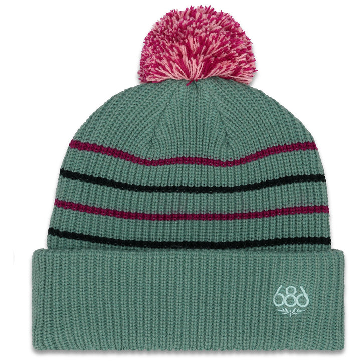 686 Pom Beanie - Kids' Dusty Marine Colorblock