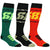 686 Flame 3-Pack Socks Assorted