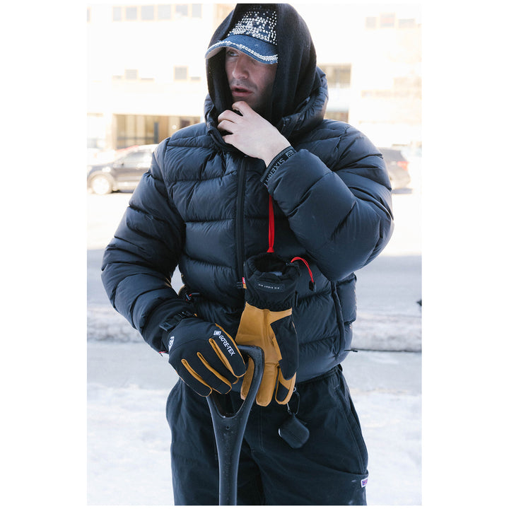 686 GORE-TEX Leather Linear Gloves Natural