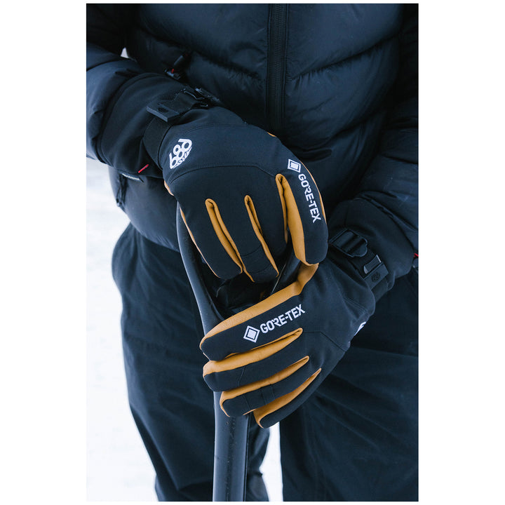686 GORE-TEX Leather Linear Gloves Natural