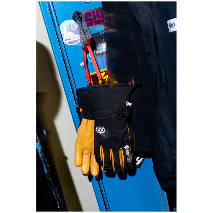 686 GORE-TEX Leather Linear Gloves Natural