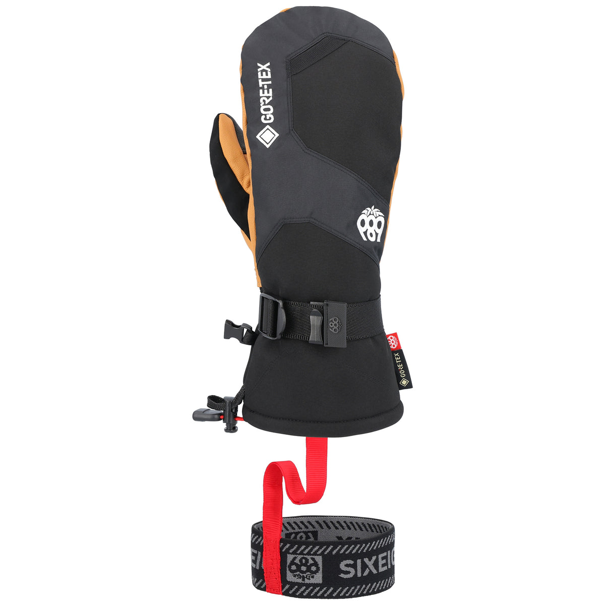 686 GORE-TEX Leather Linear Mittens Natural