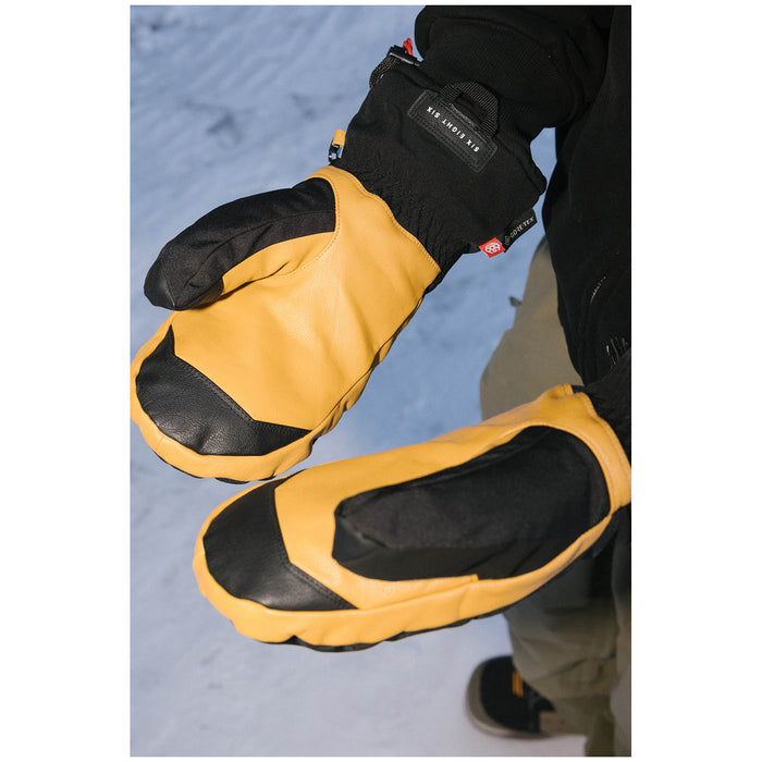 686 GORE-TEX Leather Linear Mittens Natural