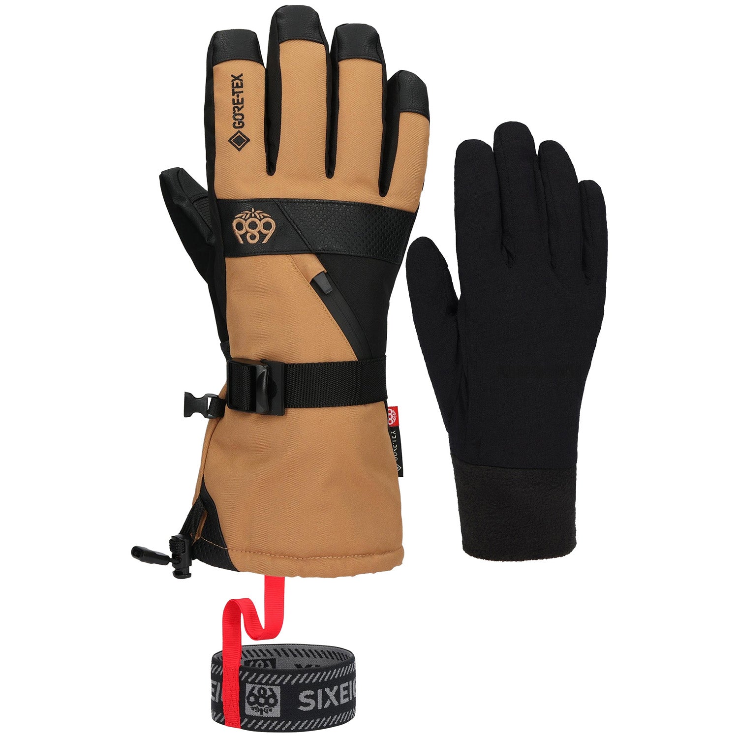 686 Men's GORE-TEX Smarty 3-In-1 Gauntlet Glove Caramel / M