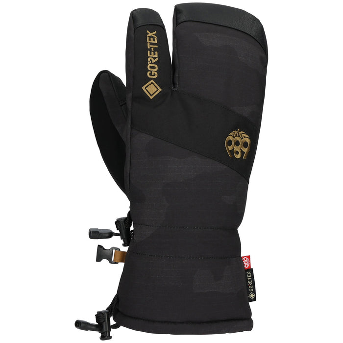 686 GORE-TEX Linear Trigger Mittens Black Camo
