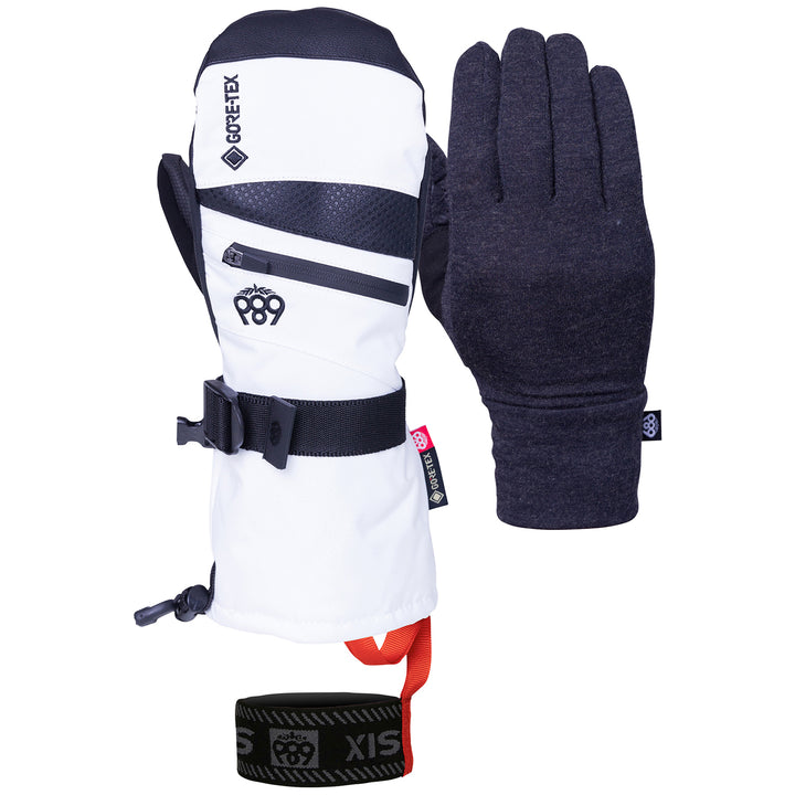 686 GORE-TEX SMARTY 3-in-1 Gauntlet Mittens - Women's White