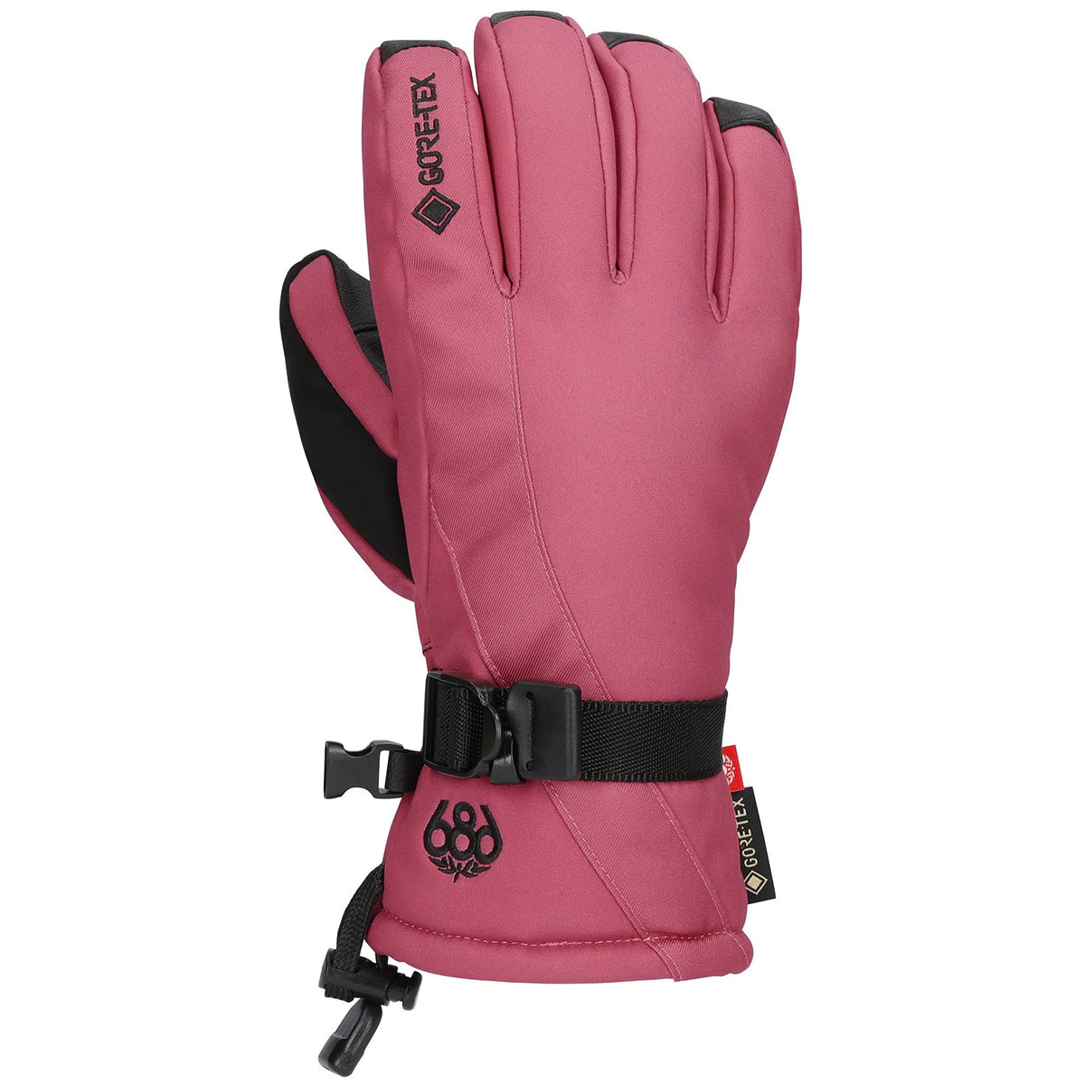 686 GORE-TEX Linear Gloves - Women's Rosewood